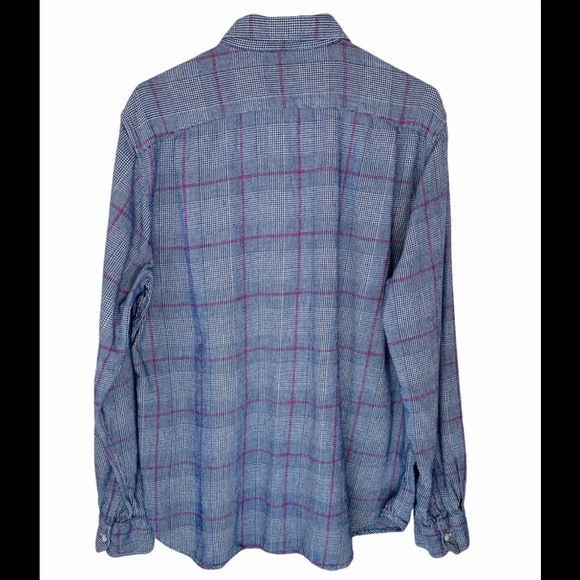 BONOBOS Slim Fit Men’s XL Long Sleeve Shirt Blue - Picture 2 of 9